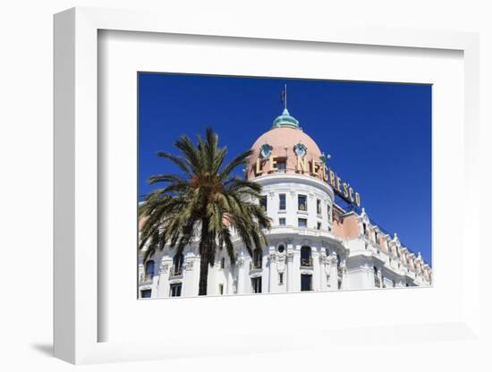 Hotel Negresco, Promenade Des Anglais, Nice-Amanda Hall-Framed Photographic Print