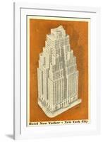 Hotel New Yorker, New York City-null-Framed Art Print