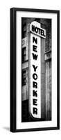 Hotel New Yorker, Signboard, Manhattan, New York, Vertical Panoramic View-Philippe Hugonnard-Framed Photographic Print