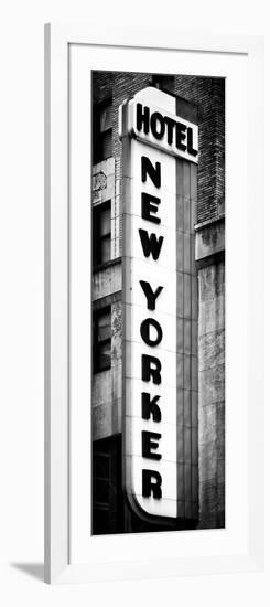 Hotel New Yorker, Signboard, Manhattan, New York, Vertical Panoramic View-Philippe Hugonnard-Framed Photographic Print