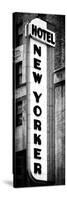 Hotel New Yorker, Signboard, Manhattan, New York, Vertical Panoramic View-Philippe Hugonnard-Stretched Canvas