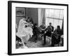 Hotel Northampton Barber Doing Business as Guests for Smith College Supper Dance Wait Their Turn-Alfred Eisenstaedt-Framed Photographic Print