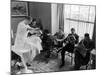 Hotel Northampton Barber Doing Business as Guests for Smith College Supper Dance Wait Their Turn-Alfred Eisenstaedt-Mounted Photographic Print