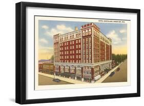 Hotel Northland, Green Bay, Wisconsin-null-Framed Art Print