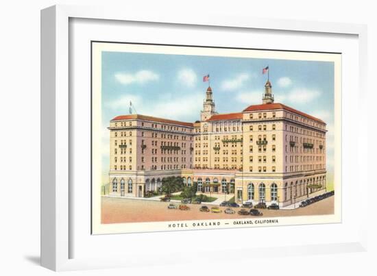 Hotel Oakland-null-Framed Art Print