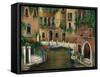 Hotel on the Canal-Betty Lou-Framed Stretched Canvas