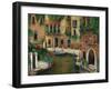 Hotel on the Canal-Betty Lou-Framed Giclee Print