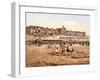 Hotel Orange from the Beach at Scheveningen, Pub. C.1900-null-Framed Giclee Print