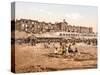 Hotel Orange from the Beach at Scheveningen, Pub. C.1900-null-Stretched Canvas