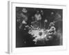 Hotel Owner Newton Crumley and Others Playing Old-Fashioned Poker Game-null-Framed Photographic Print