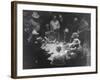 Hotel Owner Newton Crumley and Others Playing Old-Fashioned Poker Game-null-Framed Photographic Print