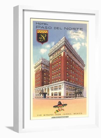 Hotel Paso Del Norte, El Paso-null-Framed Premium Giclee Print