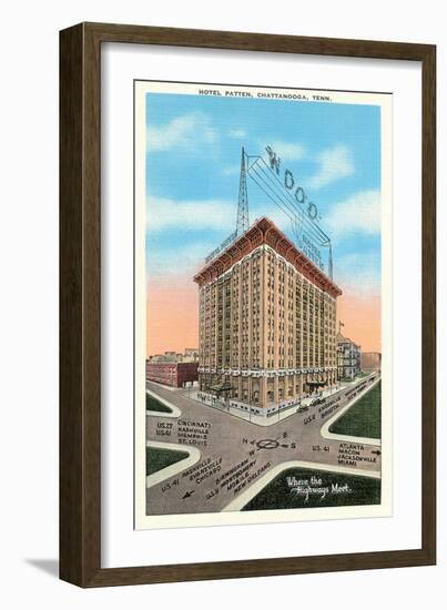 Hotel Patten, Chattanooga-null-Framed Art Print