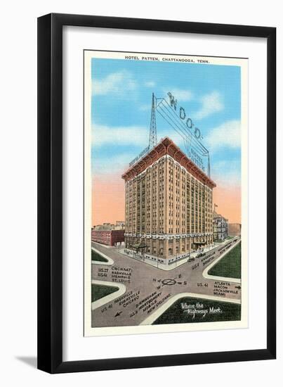 Hotel Patten, Chattanooga-null-Framed Art Print