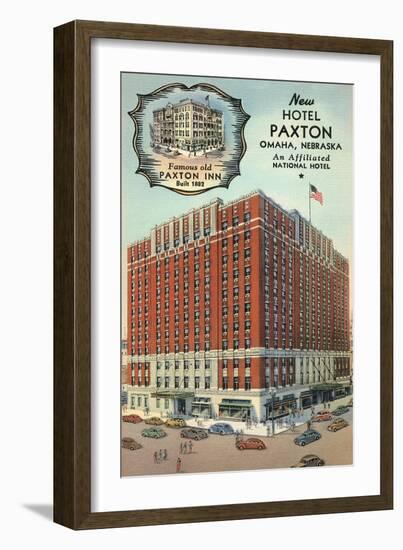 Hotel Paxton, Omaha-null-Framed Art Print