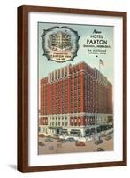 Hotel Paxton, Omaha-null-Framed Art Print