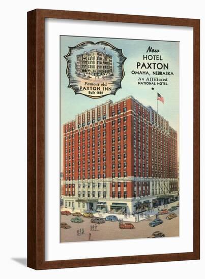 Hotel Paxton, Omaha-null-Framed Art Print
