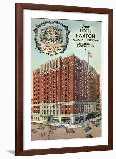 Hotel Paxton, Omaha-null-Framed Art Print