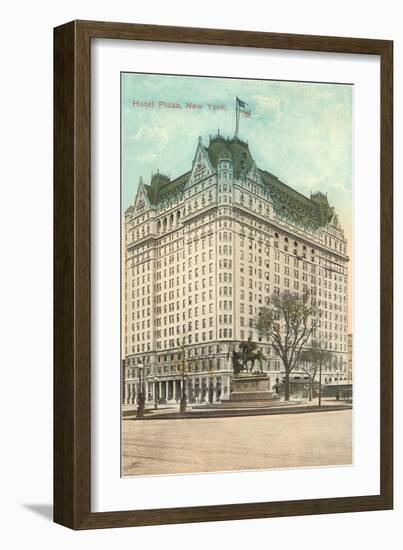 Hotel Plaza, New York City-null-Framed Art Print