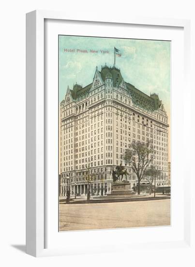 Hotel Plaza, New York City-null-Framed Art Print