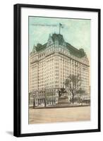 Hotel Plaza, New York City-null-Framed Art Print