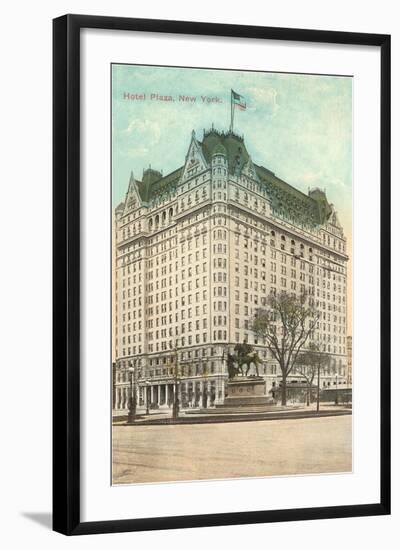 Hotel Plaza, New York City-null-Framed Art Print