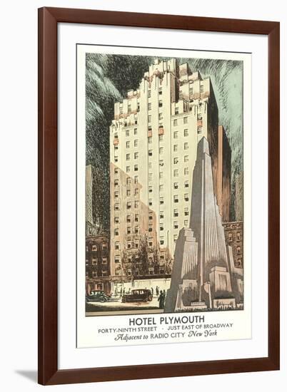 Hotel Plymouth, New York City-null-Framed Art Print