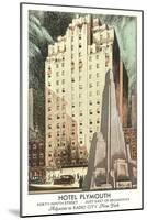 Hotel Plymouth, New York City-null-Mounted Art Print