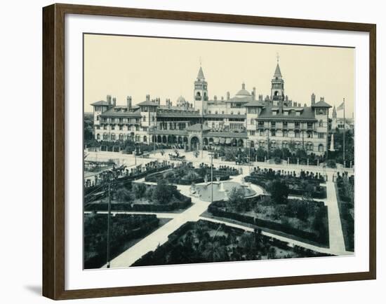 Hotel Ponce De Leon in St. Augustine, Florida, Circa 1890-null-Framed Giclee Print