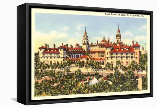 Hotel Ponce de Leon, St. Augustine, Florida-null-Framed Stretched Canvas