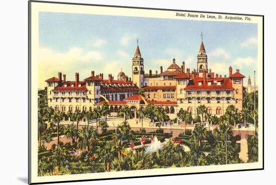 Hotel Ponce de Leon, St. Augustine, Florida-null-Mounted Art Print