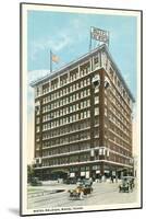 Hotel Raleigh, Waco-null-Mounted Art Print