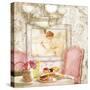 Hotel Regina Paris Tea Room-Tina Lavoie-Stretched Canvas