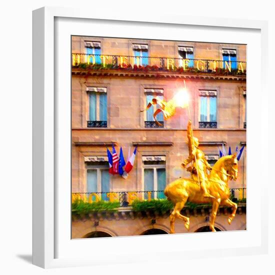 Hotel Regina, Paris-Tosh-Framed Art Print