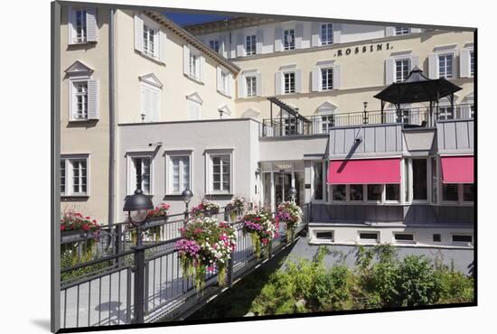 Hotel restaurant Rossini, Bad Wildbad, Black Forest, Baden-Wurttemberg, Germany-Markus Lange-Mounted Photographic Print