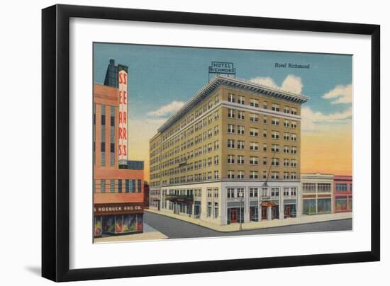 Hotel Richmond, Augusta, Georgia, 1943-null-Framed Giclee Print