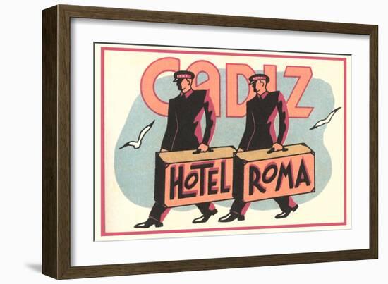 Hotel Roma, Bellboys-null-Framed Art Print