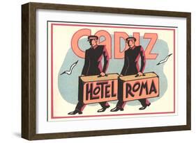 Hotel Roma, Bellboys-null-Framed Art Print