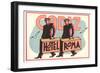 Hotel Roma, Bellboys-null-Framed Art Print