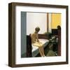 Hotel Room-Edward Hopper-Framed Premium Giclee Print