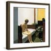 Hotel Room-Edward Hopper-Framed Premium Giclee Print