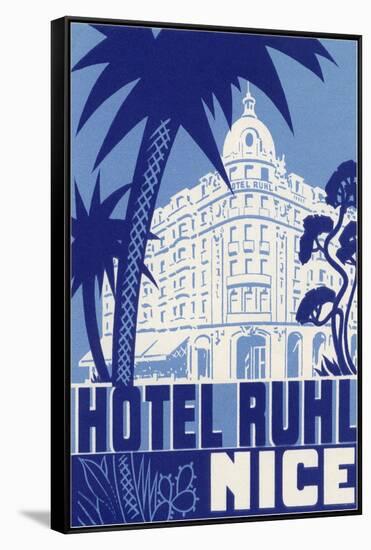 Hotel Ruhl, Nice, France-null-Framed Stretched Canvas