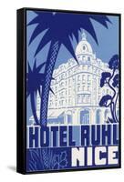 Hotel Ruhl, Nice, France-null-Framed Stretched Canvas