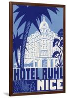 Hotel Ruhl, Nice, France-null-Framed Art Print