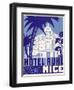 Hotel Ruhl Nice Luggage Label-null-Framed Giclee Print