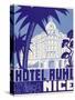 Hotel Ruhl Nice Luggage Label-null-Stretched Canvas