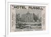 Hotel Russell, Russell Square, London-Harold Oakley-Framed Giclee Print