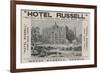 Hotel Russell, Russell Square, London-Harold Oakley-Framed Giclee Print