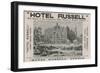 Hotel Russell, Russell Square, London-Harold Oakley-Framed Giclee Print