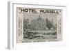 Hotel Russell, Russell Square, London-Harold Oakley-Framed Giclee Print